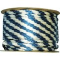 Cordage Source 5/8 in. X 200' Blue/White Derby Rope 46406 OS10200-18